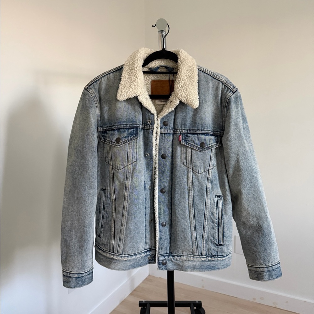 Levi’s Men's Denim Sherpa Jacket